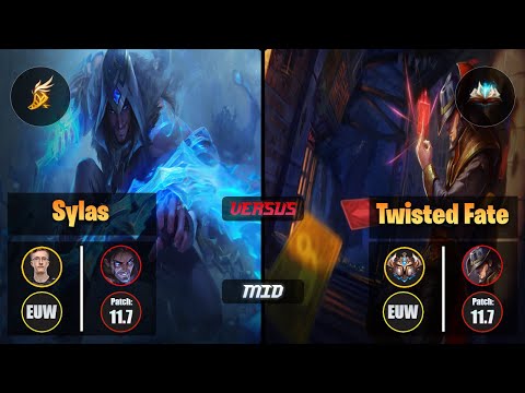 MagiFelix SYLAS (Mid) [Fleet Footwork] VS TWISTED FATE - Challenger EUW Patch 11.7