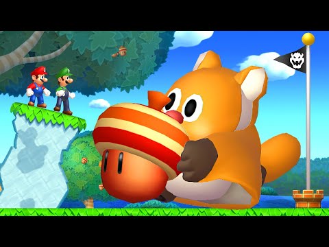 New Super Mario Bros. U Deluxe - 100% Walkthrough - World 1
