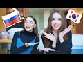 ELINA & DASHA TASTING WEIRD RUSSIAN SNACKS! 😱😳