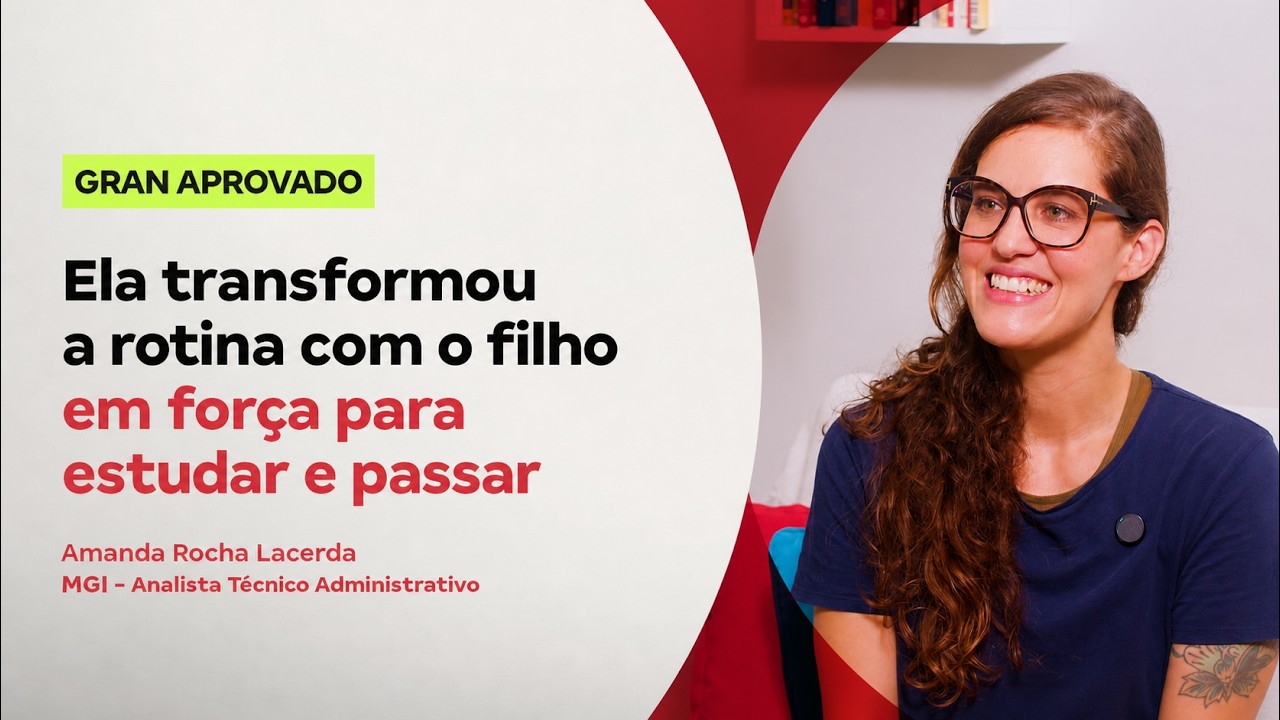 Aos 43 anos, ela recomeçou do zero e foi aprovada no CNU