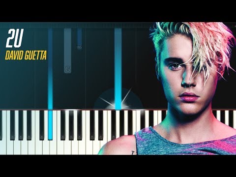 David Guetta - "2U" ft Justin Bieber Piano Tutorial - Chords - How To Play - Cover