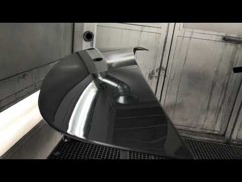 Iwata ws400 1.3hd second coat of clear before baking