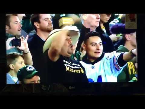 Green Bay Packers versus Chicago Bears standing united...