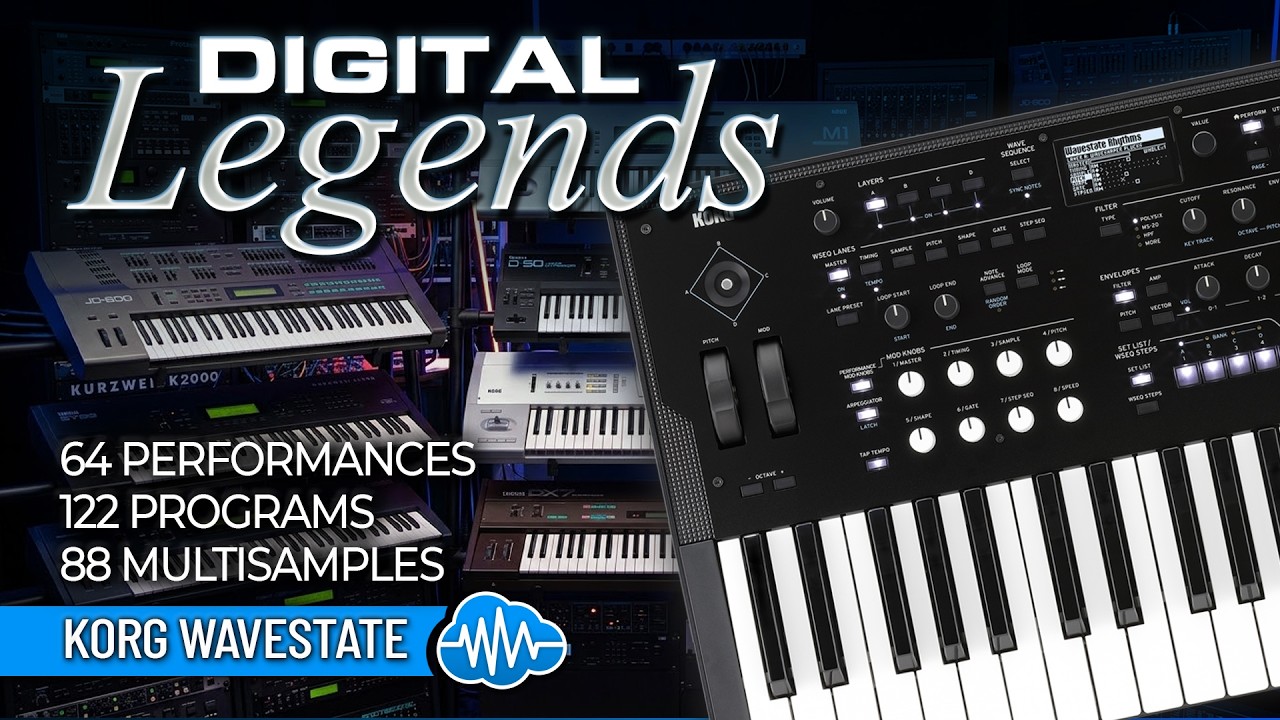 SCL629 - ( Bundle ) - Digital Legends + The Floydian Wall - Korg Wavestate / mkII / Se / Native - Video Preview 1