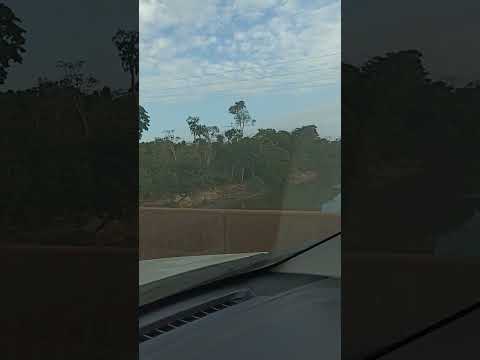 Ponte sobre rio Aripuanã colniza MT ponte número 1 de mato grosso de concreto.