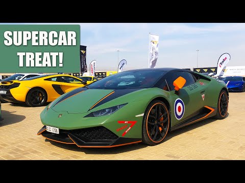 Thumbnail for Supercar Track Day In Dubai |  Ninth Degree Supercar Club by Porsche 911, Porsche 911 GT3, Lamborghini, Ferrari, Supercar, Ferrari F430, Porsche, video, Car, Vehicle, Porsche 911 GT2, Lamborghini Aventador, vide, Ford GT