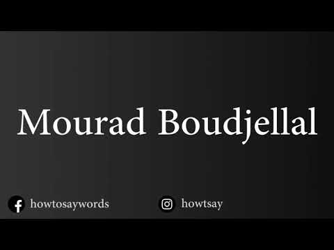 How To Pronounce Mourad Boudjellal