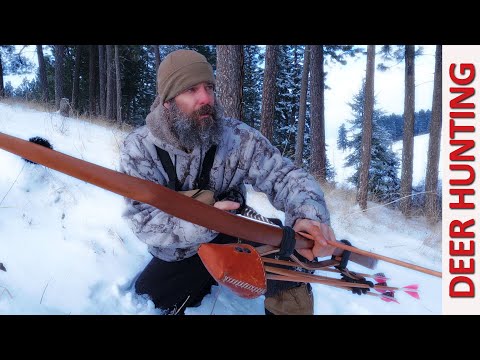 Winter Bow Hunting and Wall Tent Camping - SPOT and STALK