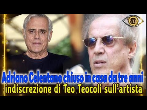 Teo Teocoli, lo schiaffo ad Adriano Celentano,chiuso in casa da tre anni.