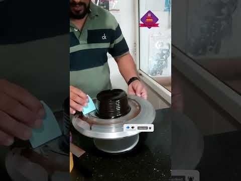 chocolate truffle small/ chocolate cake design #shorts