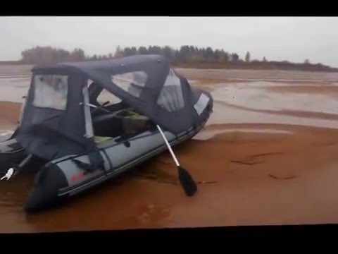 Комбинированный тент для надувной лодки