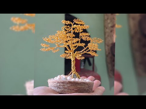 How To Make A Wire Tree | DIY Wire Tree | Mini Bonsai Wire Tree