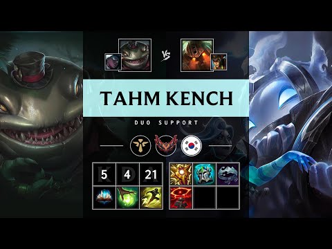 Tahm Kench Support vs Nautilus - KR Grandmaster Patch 25.11