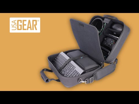 USA GEAR Carrying Case Compatible with Steam Deck, Steam USA GEAR Carrying Case Compatible with Steam Deck, Steam