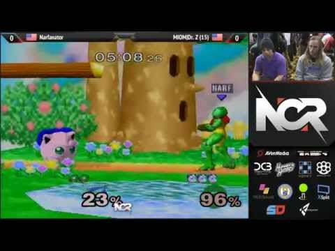 NCR 2015: Melee - Bracket Pools - Loser Semis: Narfanator (Samus) vs MIOM|Dr. Z (Puff)