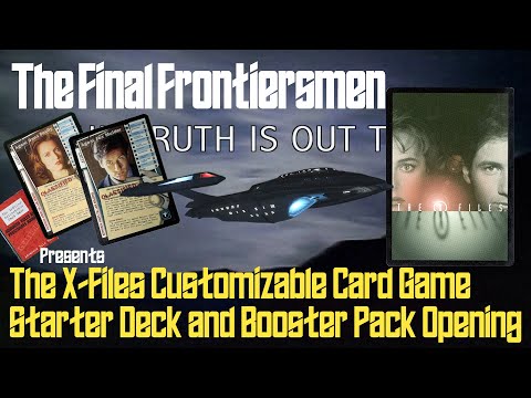 The X-Files CCG Starter Deck and Booster Pack Opening (Second Edition and 101361)