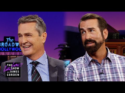 Rob Riggle & Rupert Everett Took a While to Become Tall