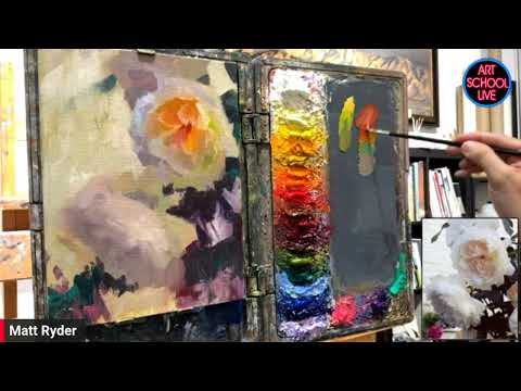 Free Art Lesson : Painting Roses with Matt Ryder
