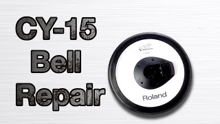 Video thumbnail for Roland Cy-15r Bell Repair by Vdrum Tips