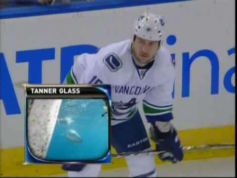 Gene Principe Tanner Glass Pun - Oilers vs Canucks 12-12-2010