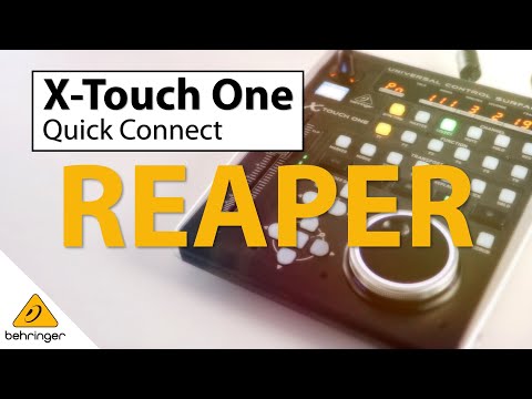 X-Touch One - Set up with Reaper