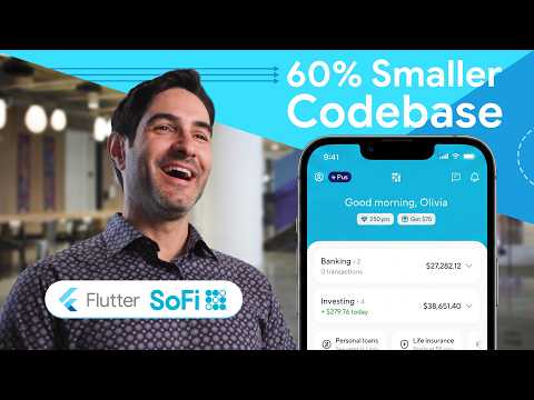 Video Thumbnail: How SoFi deleted a million lines of code switching to Flutter