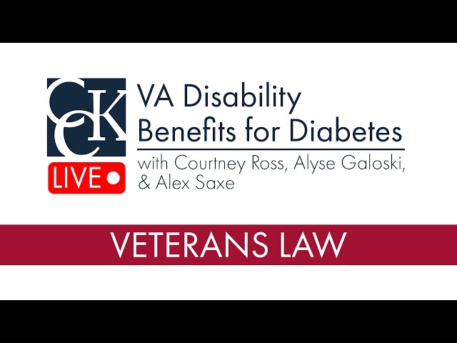 VA Disability Benefits for Diabetes