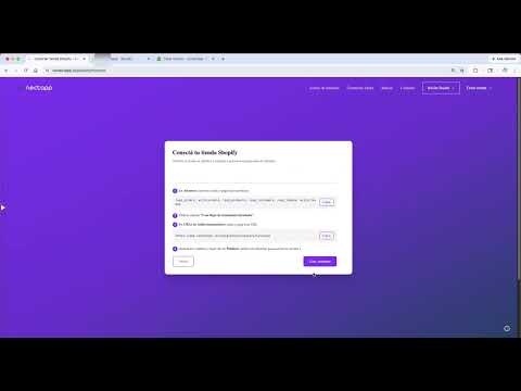 Cómo conectar tu tienda — Shopify