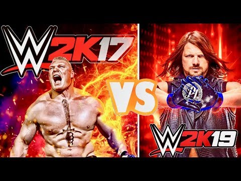 WWE 2K17 Finishers VS  WWE 2K19 Finishers 👌👌Which Game Finisher is Best👌👌😍
