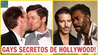15 Atores GAYS SECRETOS de Hollywood | Hollywood then and now