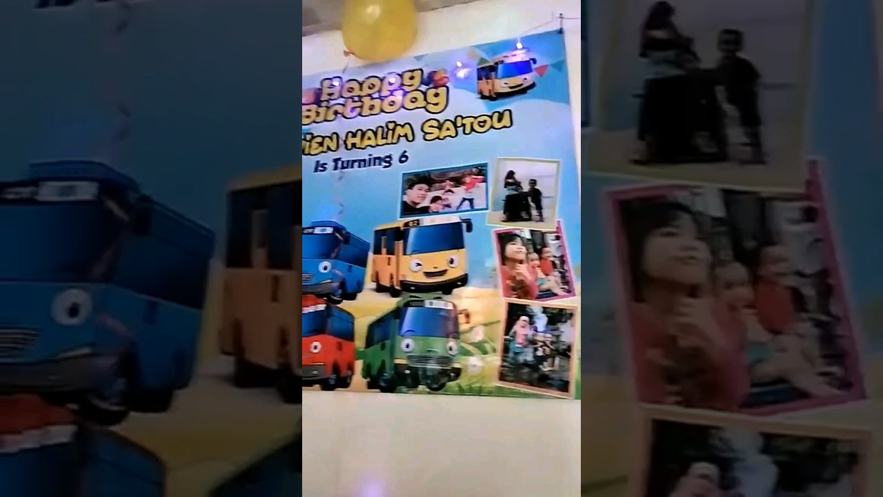 Cetak Spanduk ulang tahun tema tayo - bisa request