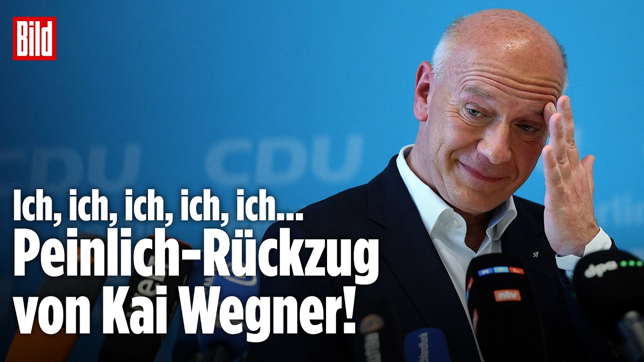 BERLIN: Peinlich-Rückzug! Kai Wegner hält Lobrede auf sich selbst!