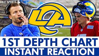 NEW Unofficial LA Rams Depth Chart REVEALED! Instant Reaction