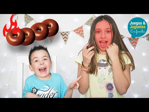 RETO ROSQUILLAS que PICAN // Invitamos a nuestra amiga Carla // Juegos y Juguetes en Familia