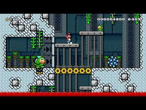 Ultimate Spikeball Castle by MarkAWJ2 - Super Mario Maker 2 - No Commentary 1ca