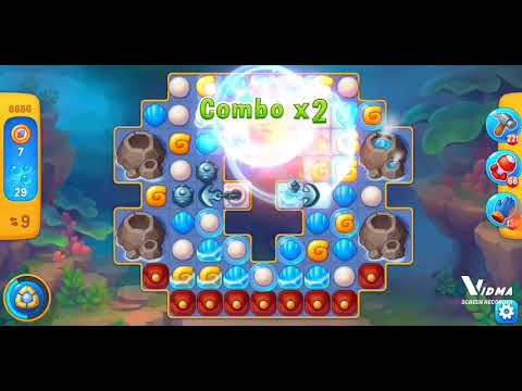 Fishdom. 8686 level no boosters and diamonds. 18 moves