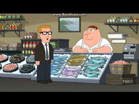 family guy peter in fish market