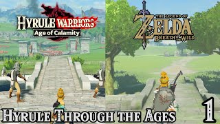 Comparing Hyrule Through the Ages: Breath of the Wild Vs. Age of Calamity Chapter 1