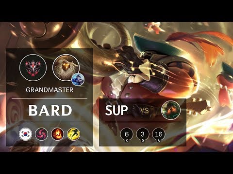 Bard Support vs Nautilus - KR Grandmaster Patch 9.13