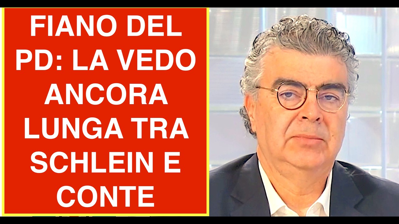FIANO DEL PD: LA VEDO ANCORA LUNGA TRA SCHLEIN E CONTE