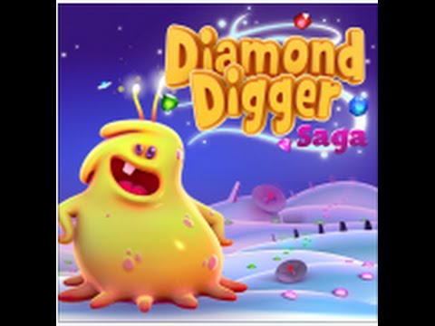 Diamond Digger Saga Level 725 (no boosters or extra moves)