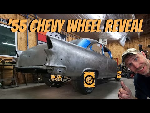 Montana Garage '55 Chevy Wheel Reveal! Plus - Ididit steering column install