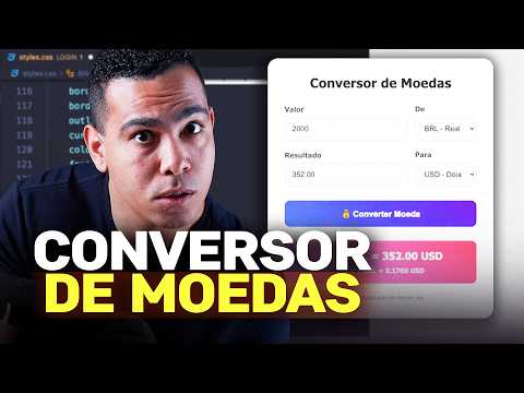 CONVERSOR DE MOEDAS com HTML, CSS e JAVASCRIPT