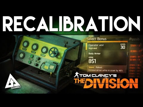 The Division Recalibration Station "How to Re-Roll Gear Stats"