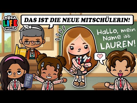 📚 LAURENS FIRST DAY AT BOARDING SCHOOL ￼📚 AESTHETICS STORY TOCA BOCA STORY GERMAN