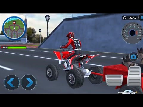 US Police Car and Bike Transporter Truck - Helicopter Multi Level Car Driver - Android GamePlay #1