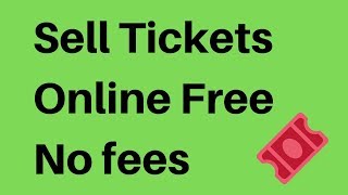 Sell Tickets Online No fees | Bylde.com