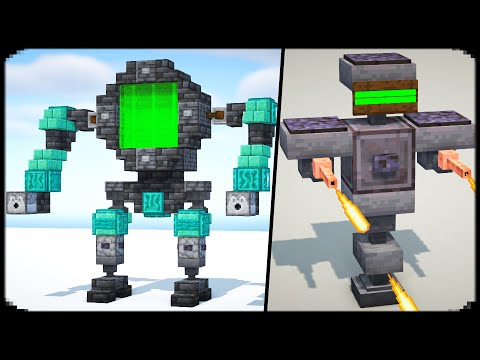 10+ Robots in Minecraft | Minecraft Build Ideas