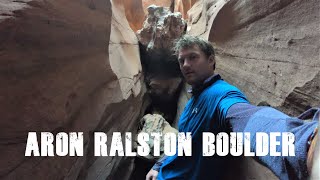 How to find the Aron Ralston rock | Location of 127 hours in Bluejohn Canyon video