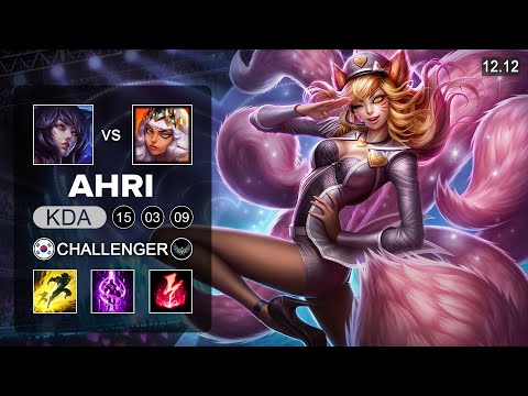 DK Showmaker Ahri vs Qiyana Mid - KR Challenger - Patch 12.12 Season 12